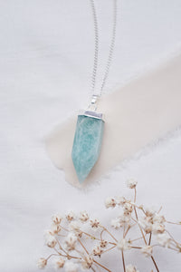 Amazonite Point Necklace