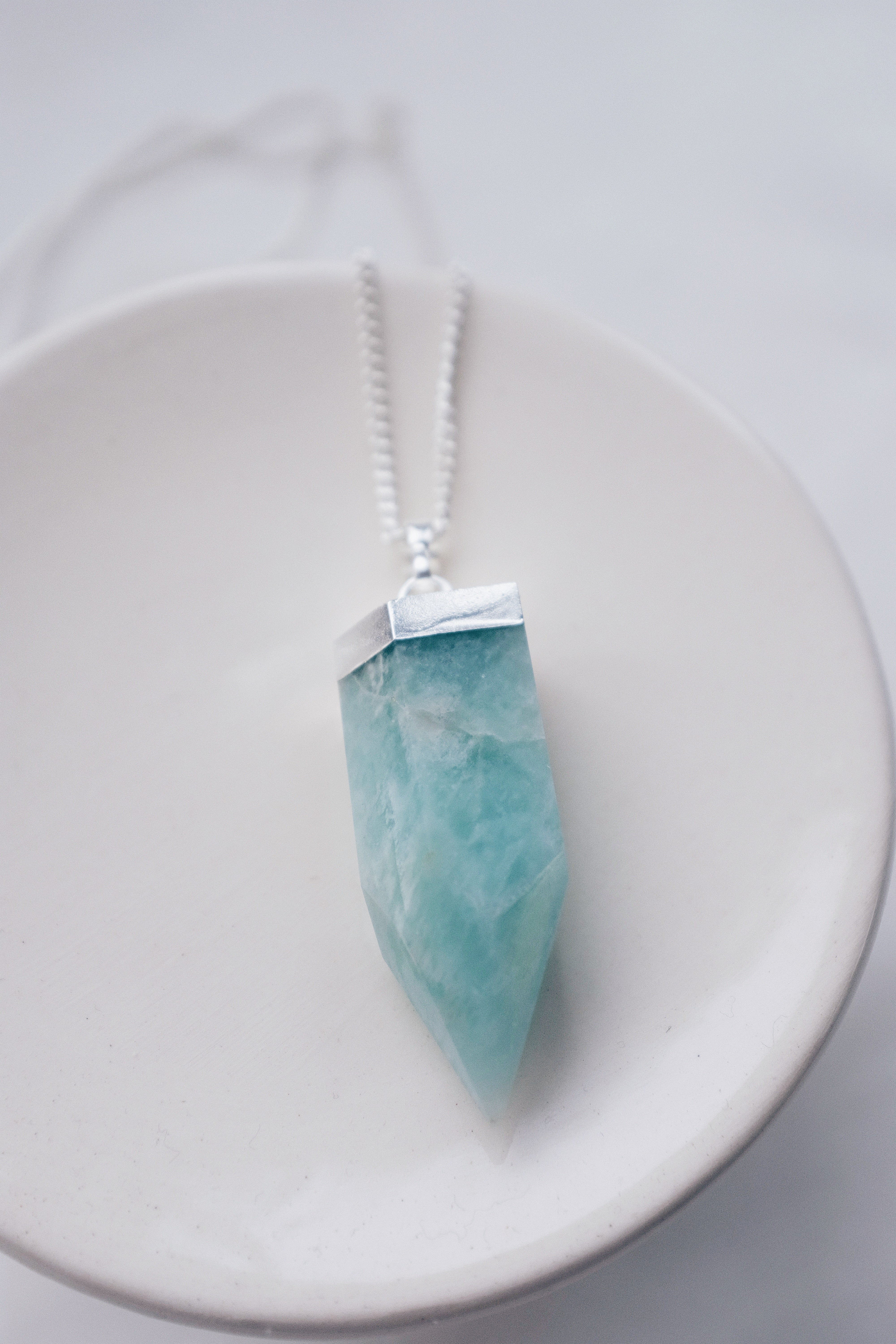 Amazonite Point Necklace