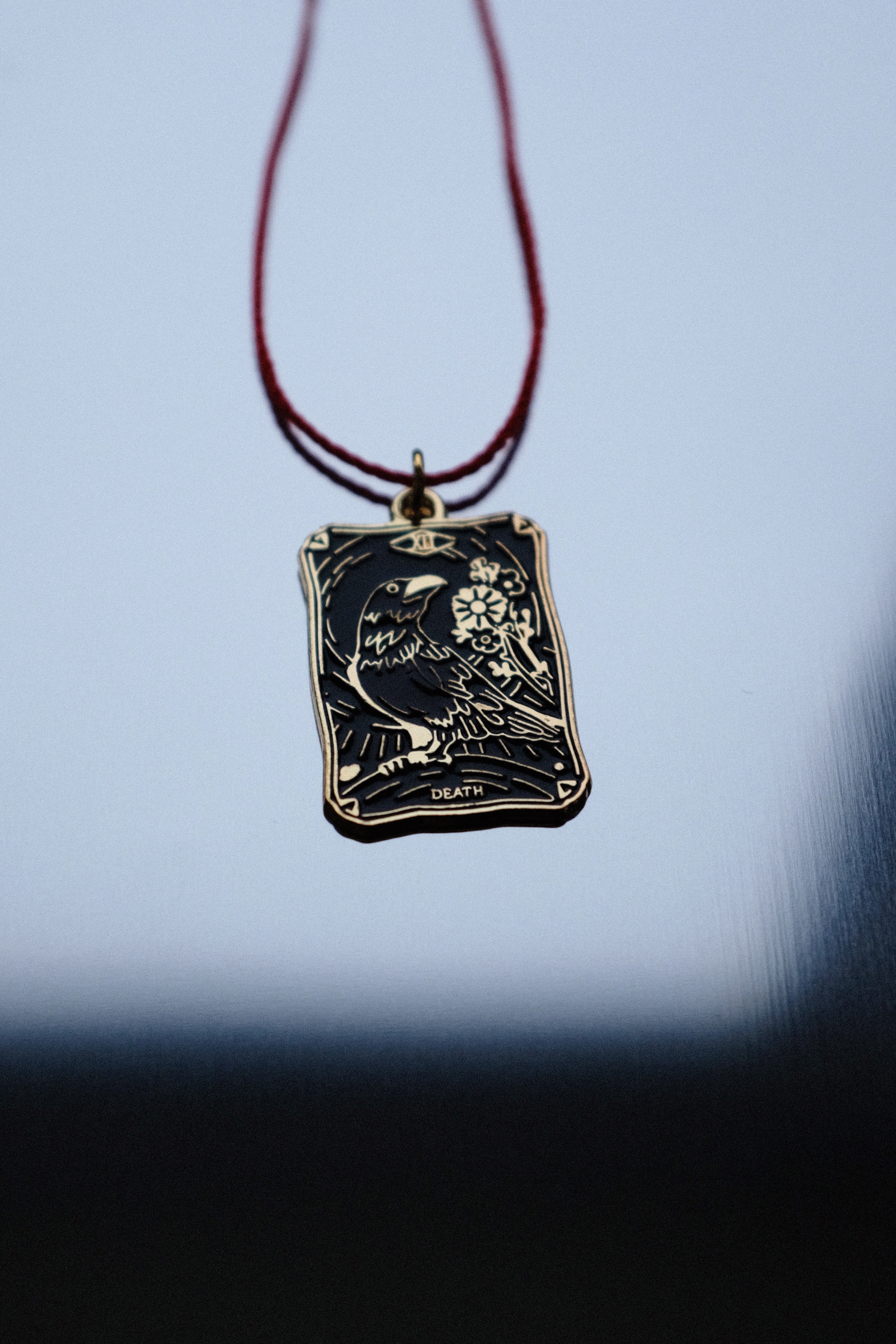 Tarot Card Necklace • Choose Your Intention • Symbolic Crystal Jewellery