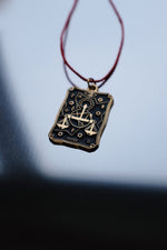 Tarot Card Necklace • Choose Your Intention • Symbolic Crystal Jewellery