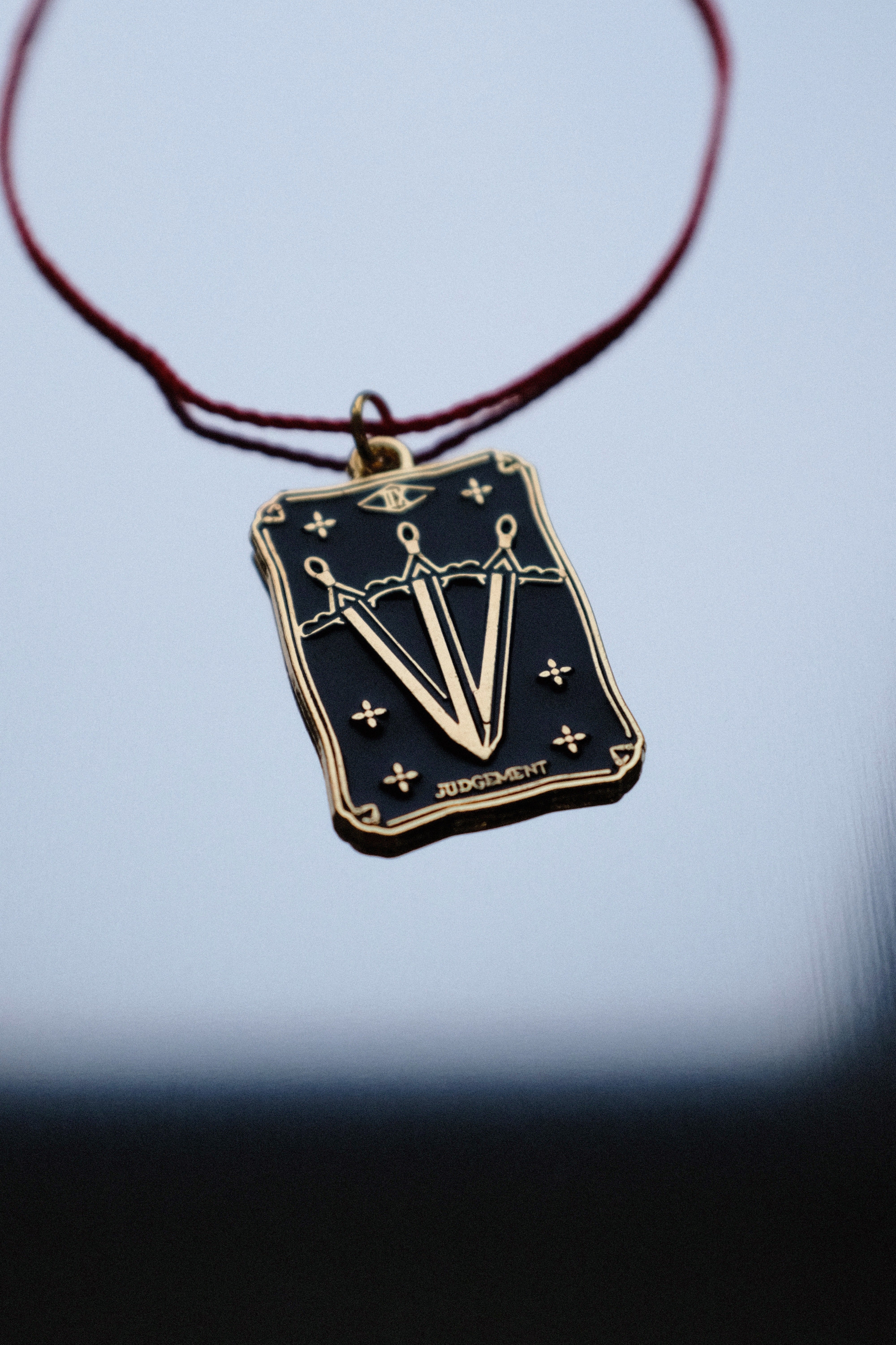 Tarot Card Necklace • Choose Your Intention • Symbolic Crystal Jewellery