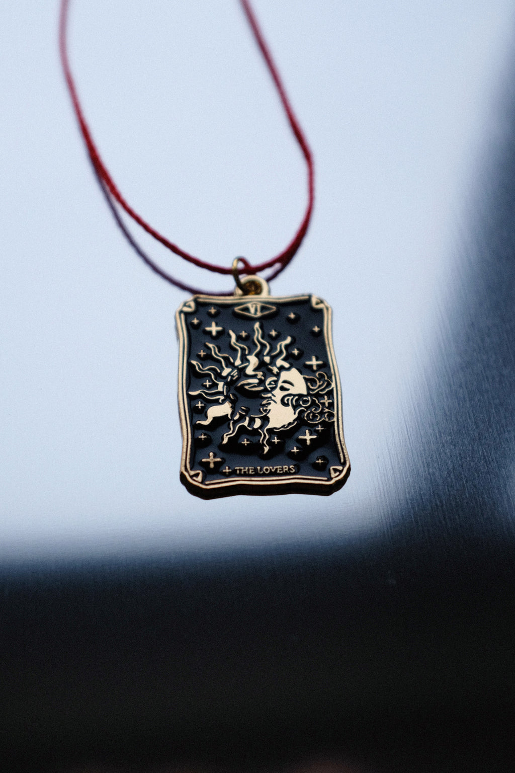 Tarot Card Necklace • Choose Your Intention • Symbolic Crystal Jewellery