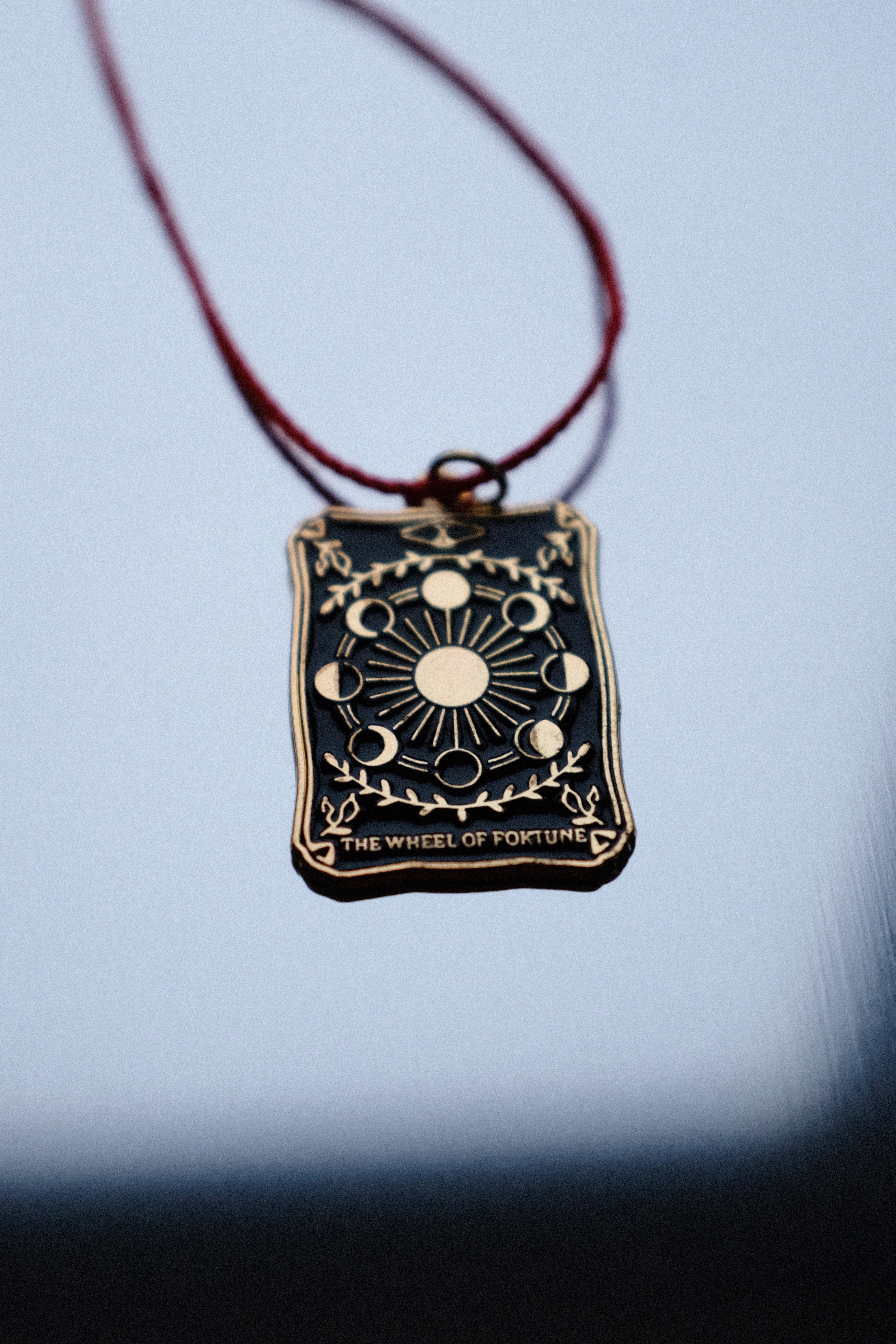 Tarot Card Necklace • Choose Your Intention • Symbolic Crystal Jewellery