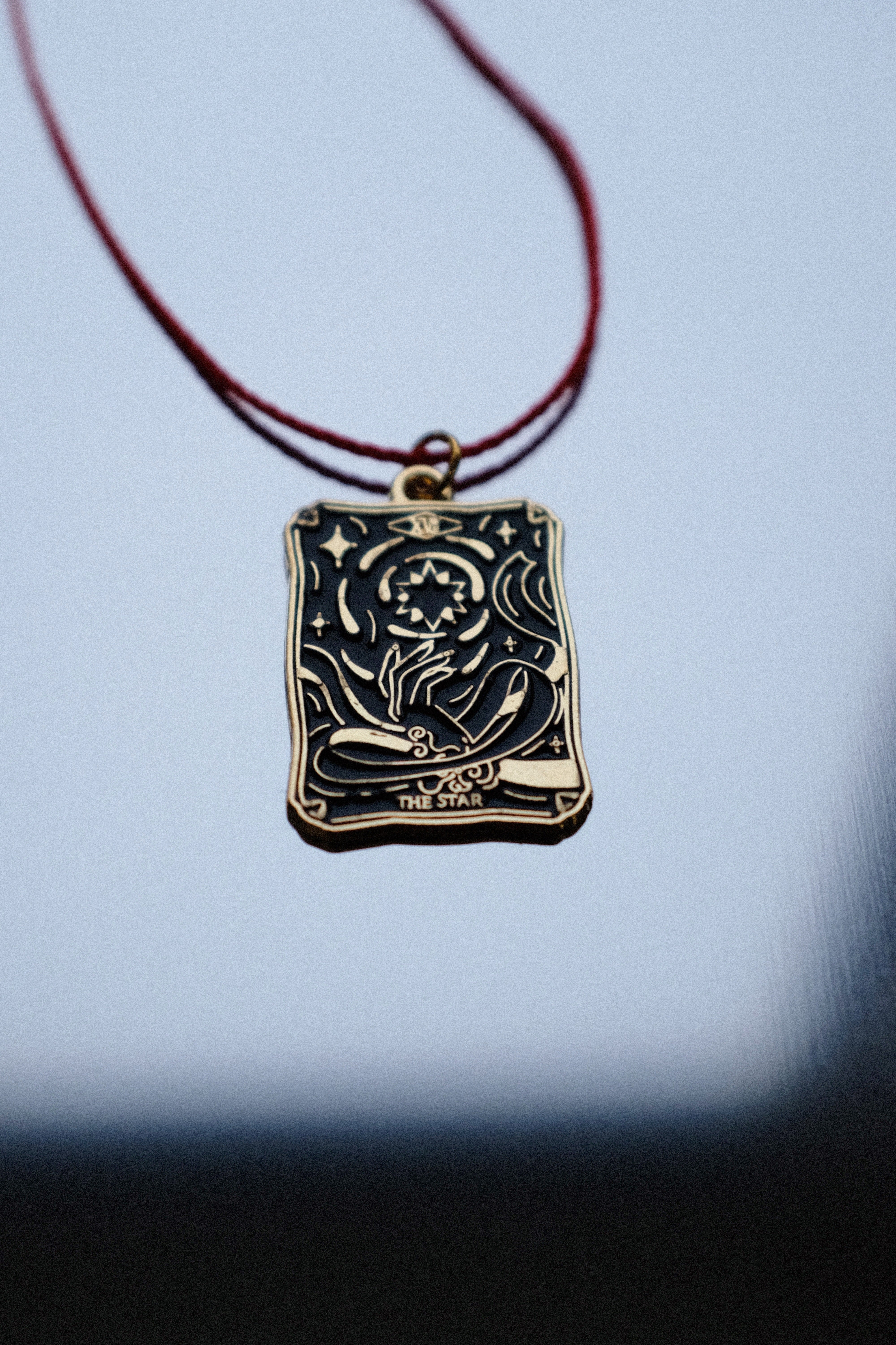 Tarot Card Necklace • Choose Your Intention • Symbolic Crystal Jewellery