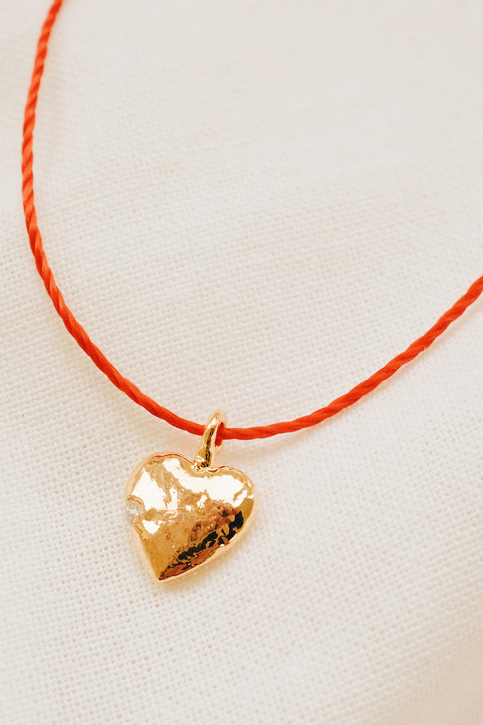 Gold Heart with Quartz Bracelet