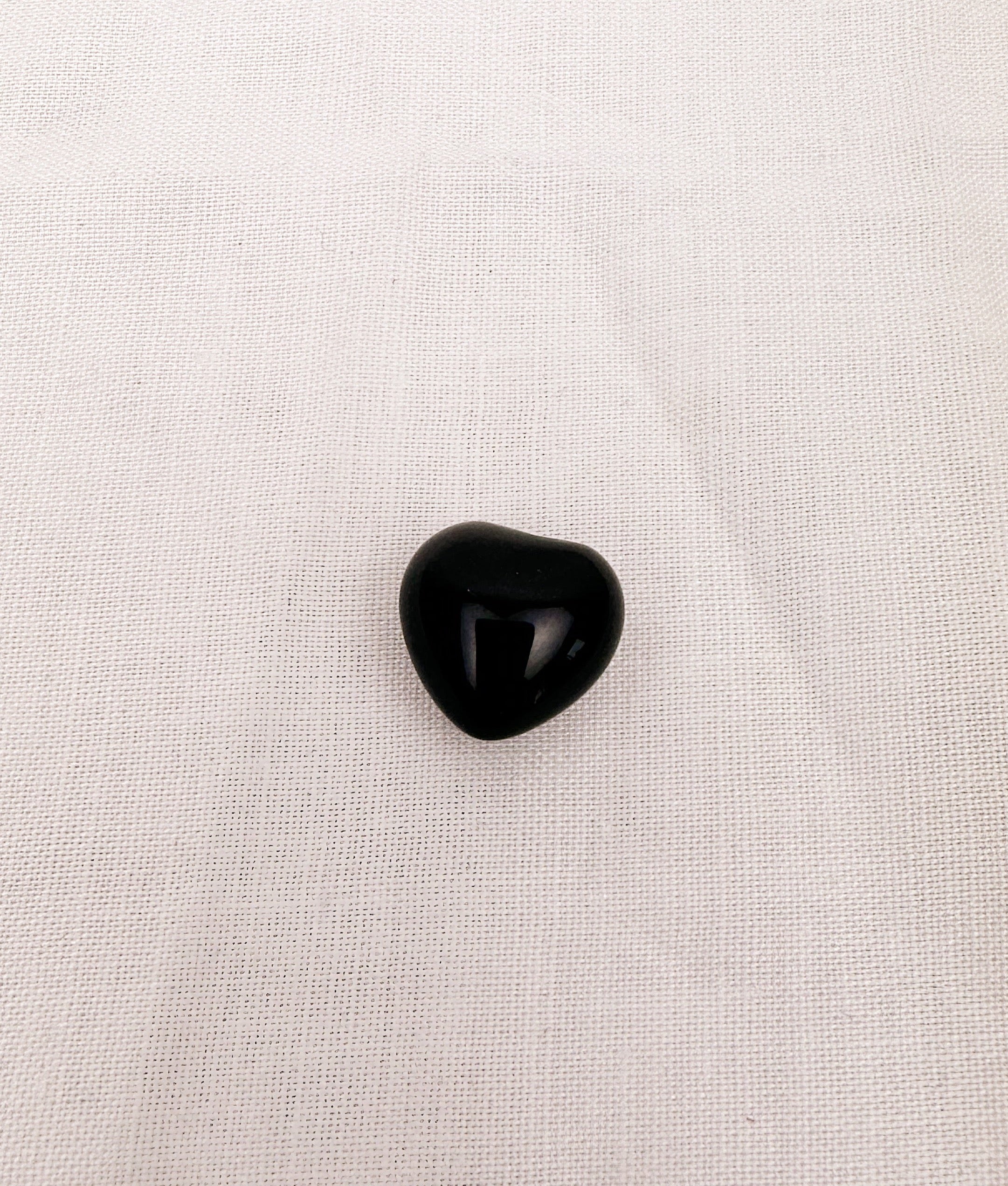 Mini obsidian heart