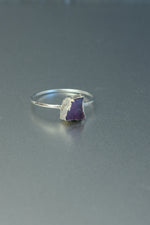 Garnet Silver Ring • Strength & Passion Crystal – Size N½