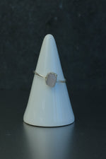 Rose Quartz Silver Ring • Love & Self-Worth Crystal – Size O½
