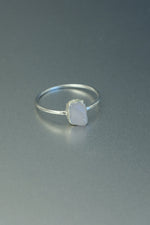 Rose Quartz Silver Ring • Love & Self-Worth Crystal – Size O½
