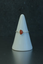 Carnelian Silver Ring • Energy & Confidence Crystal – Size O½