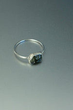 Green Tourmaline Silver Ring • Balance & Growth Crystal – Size K