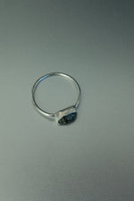 Green Tourmaline Silver Ring • Balance & Growth Crystal – Size K