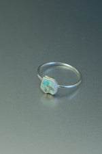 Turquoise Silver Ring • Protection Stone – Size M