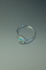 Turquoise Silver Ring • Protection Stone – Size M