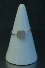 Rose Quartz Silver Ring • Love & Heart Chakra Crystal – Size M