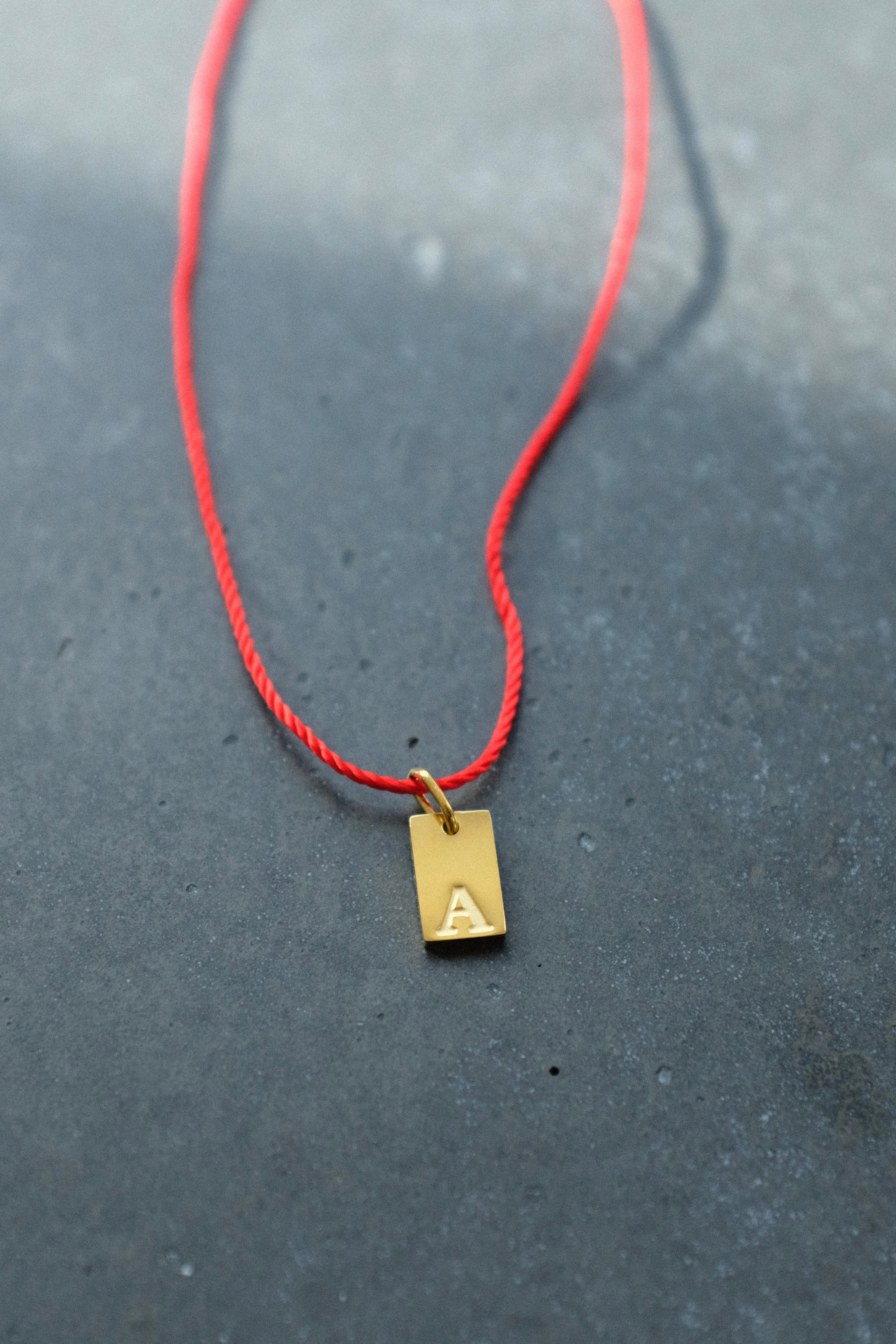 Alphabet Initial Necklace • Custom Letter Pendant on Delicate Chain