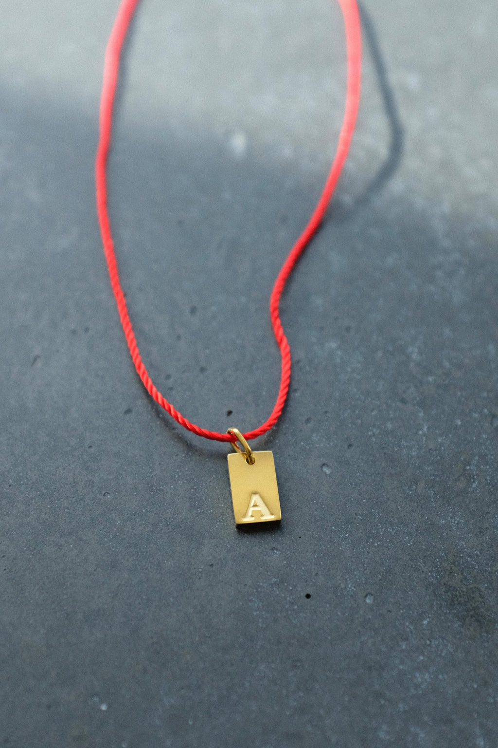 Alphabet Initial Necklace • Custom Letter Pendant on Delicate Chain