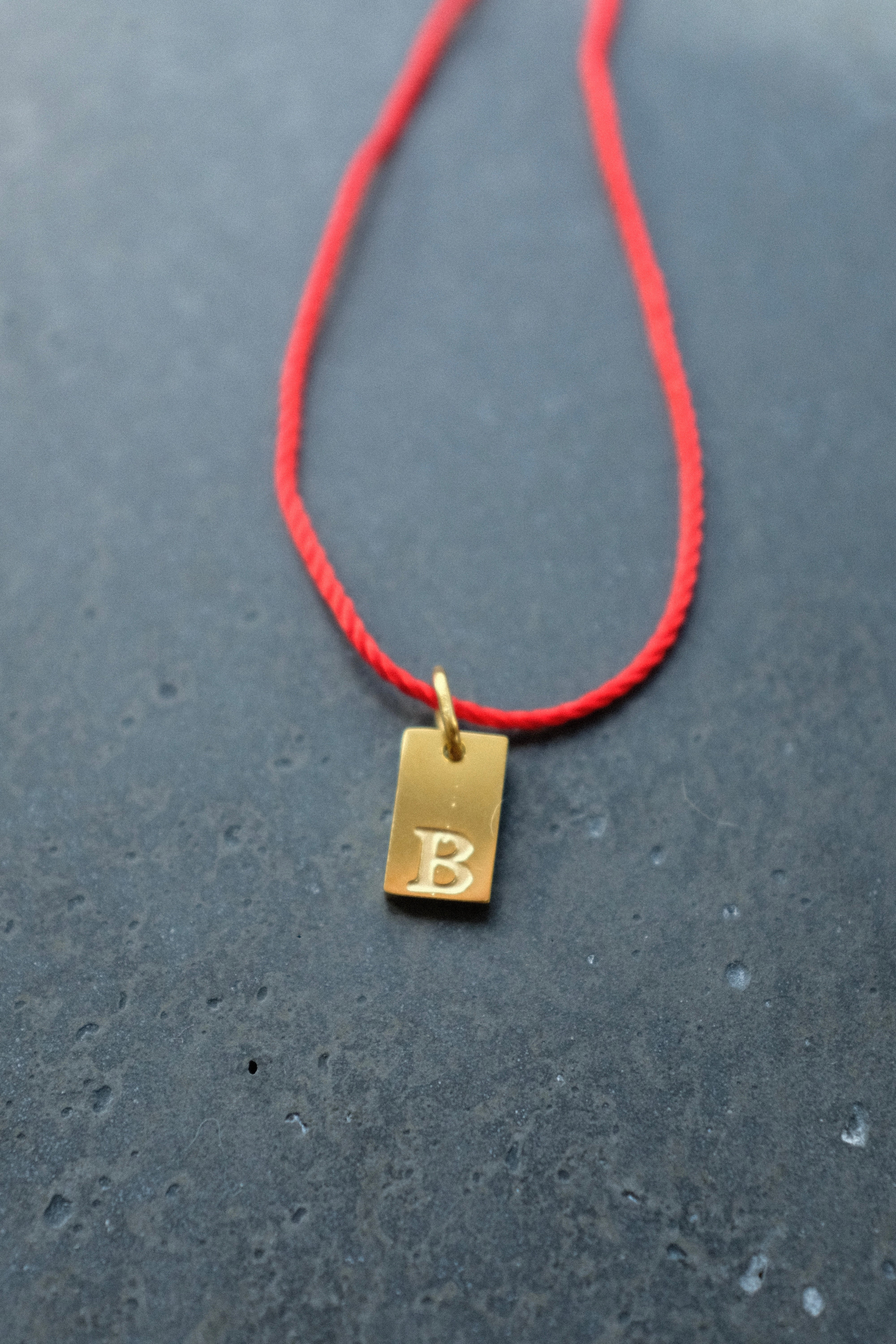 Alphabet Initial Necklace • Custom Letter Pendant on Delicate Chain