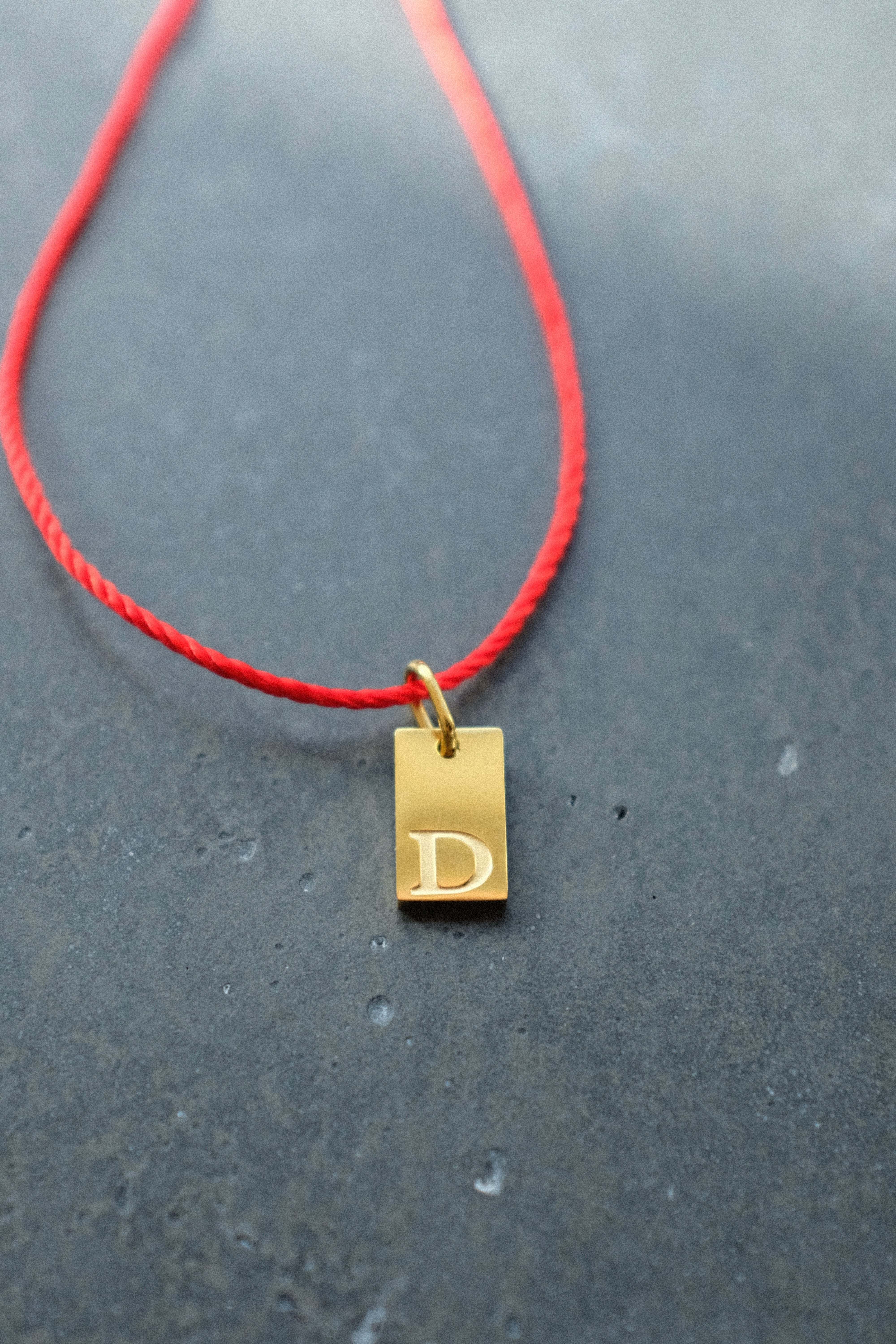 Alphabet Initial Necklace • Custom Letter Pendant on Delicate Chain