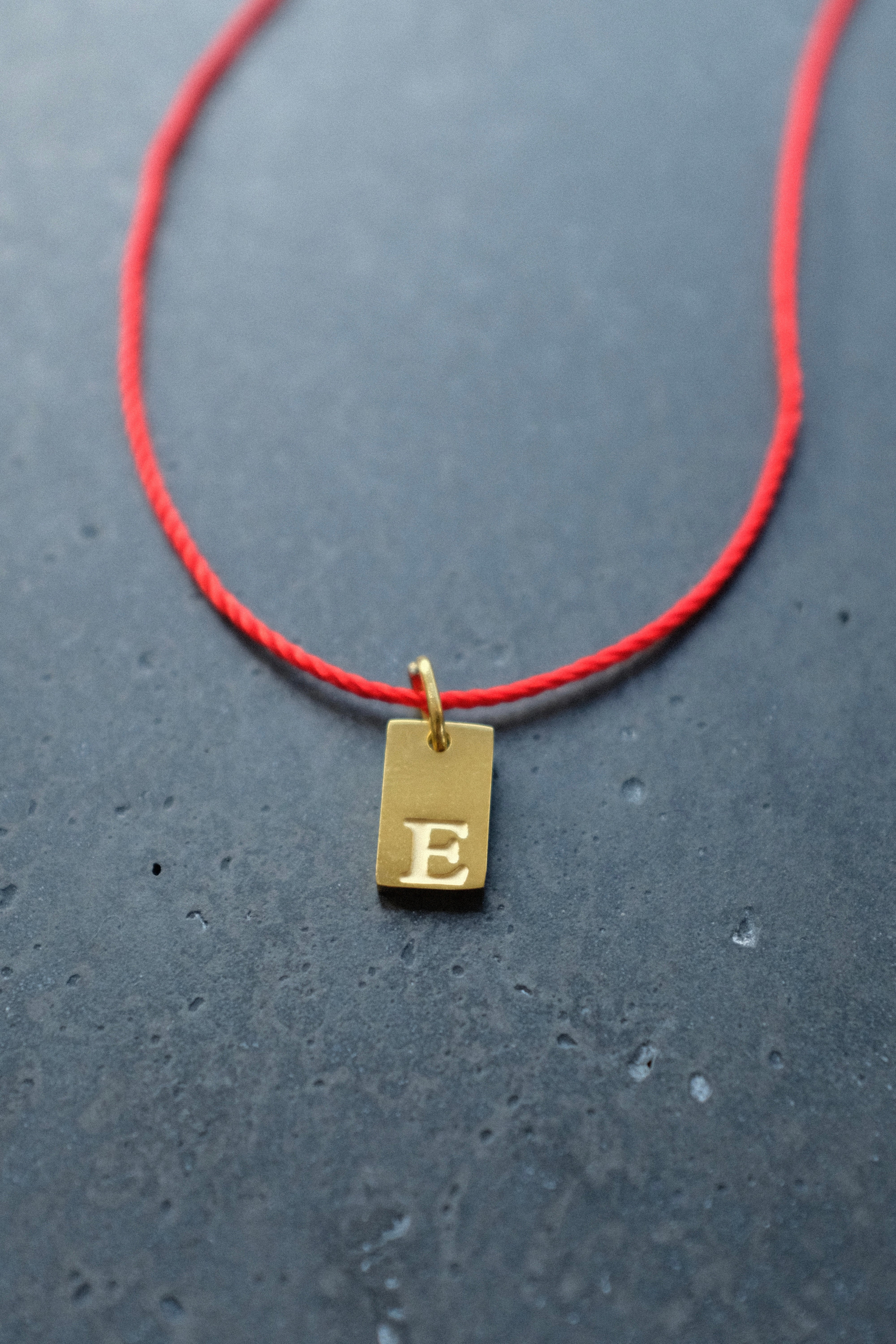 Alphabet Initial Necklace • Custom Letter Pendant on Delicate Chain