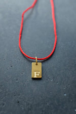 Alphabet Initial Necklace • Custom Letter Pendant on Delicate Chain