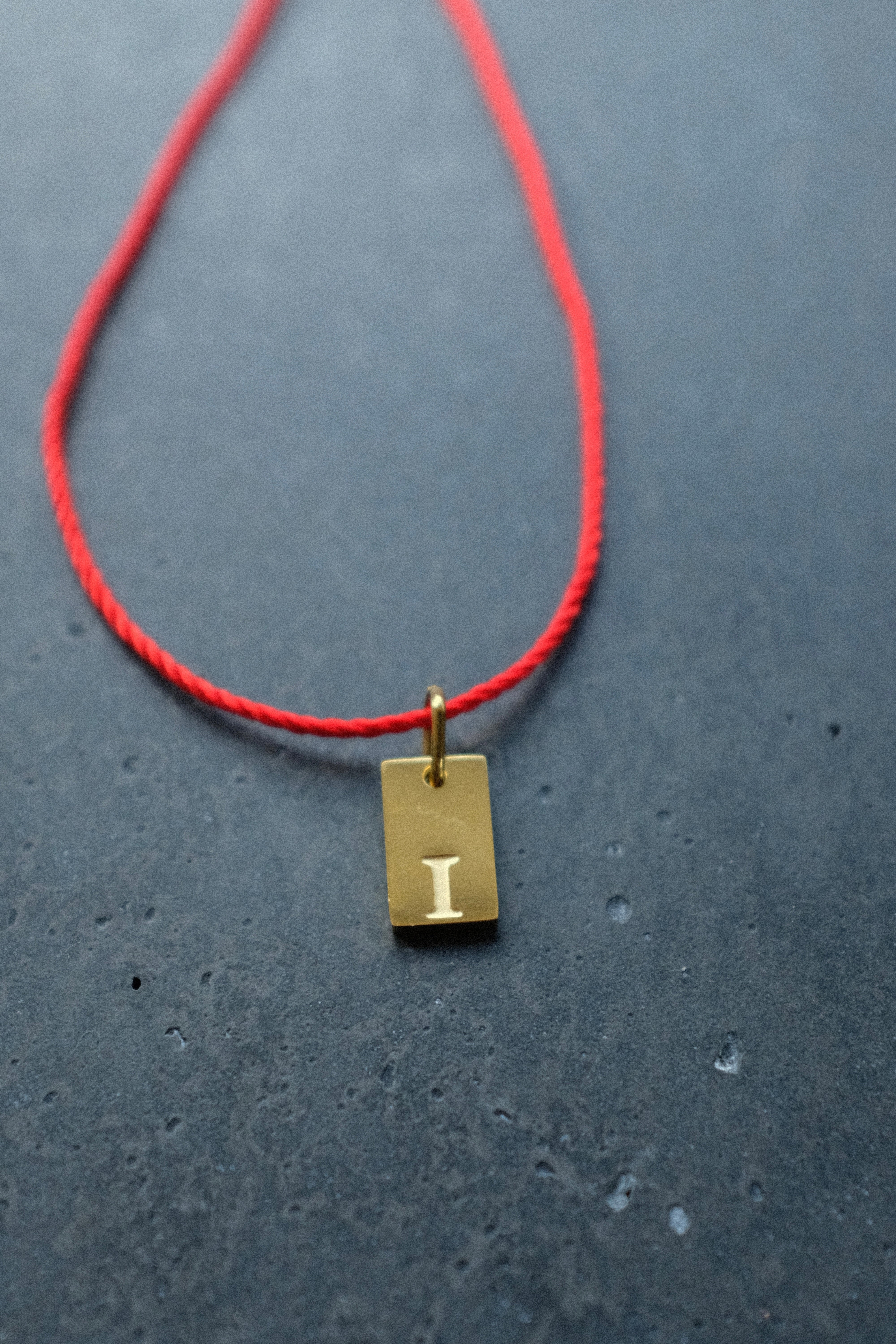 Alphabet Initial Necklace • Custom Letter Pendant on Delicate Chain