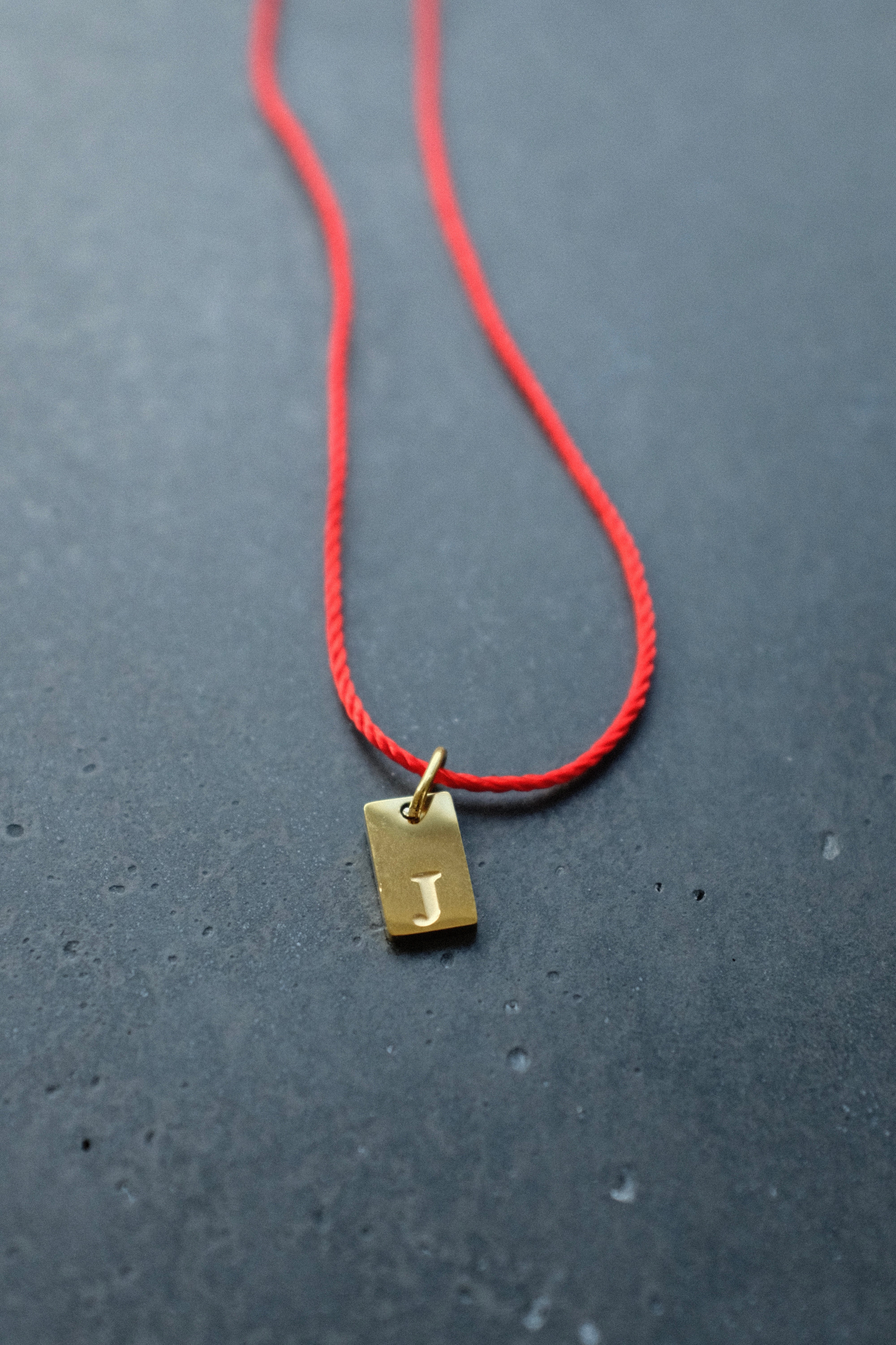 Alphabet Initial Necklace • Custom Letter Pendant on Delicate Chain