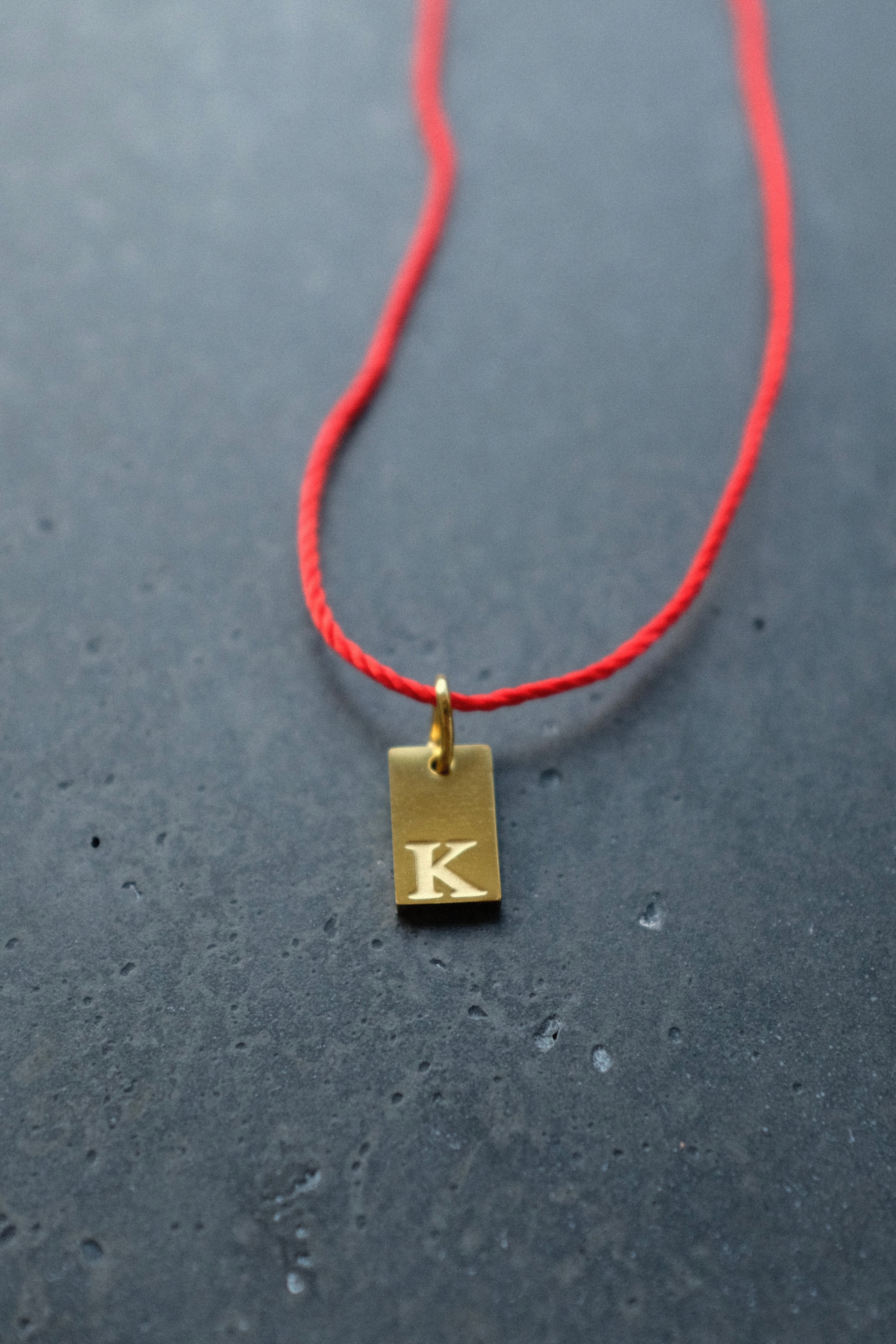 Alphabet Initial Necklace • Custom Letter Pendant on Delicate Chain