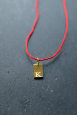 Alphabet Initial Necklace • Custom Letter Pendant on Delicate Chain