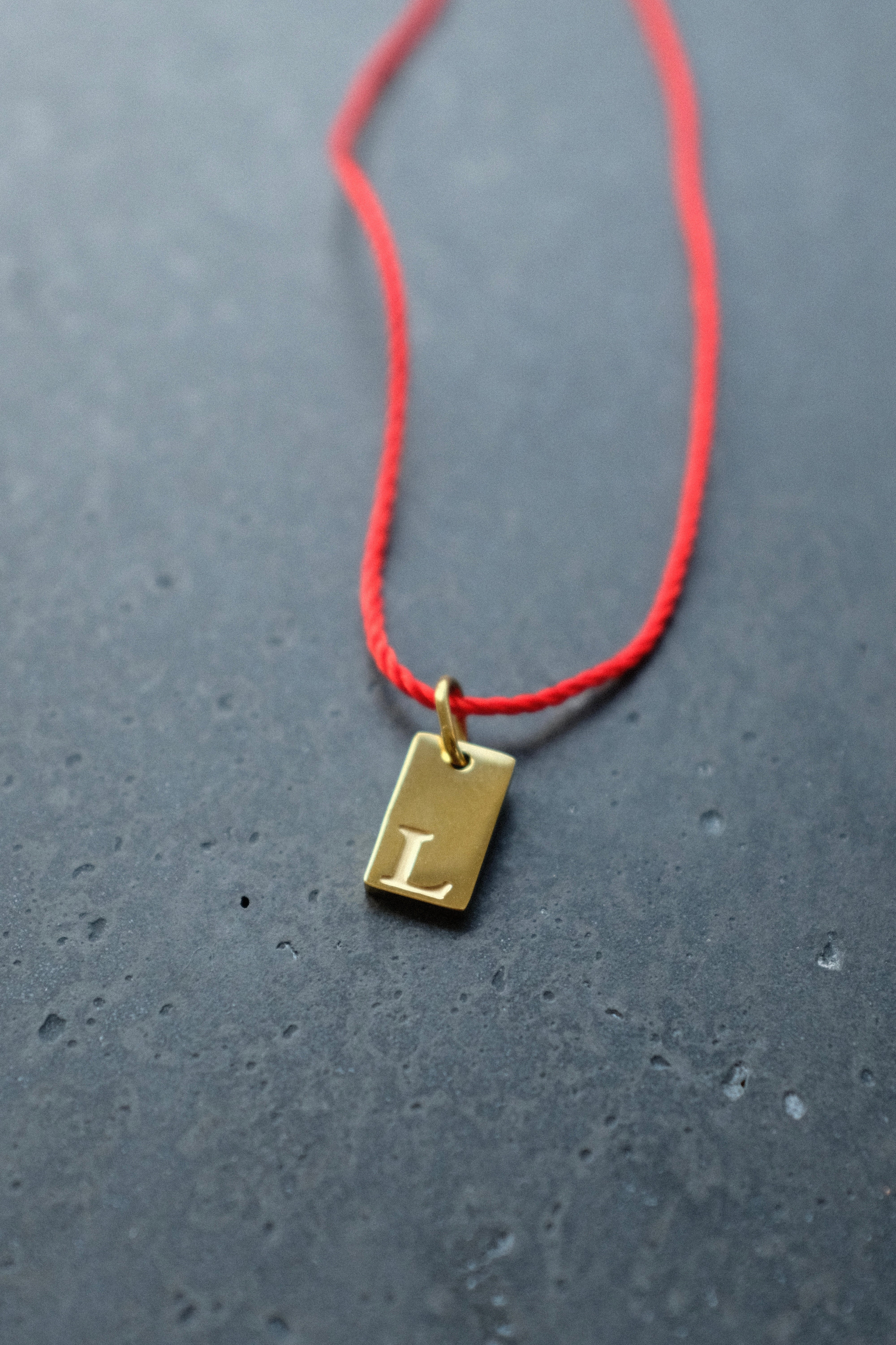 Alphabet Initial Necklace • Custom Letter Pendant on Delicate Chain