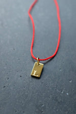 Alphabet Initial Necklace • Custom Letter Pendant on Delicate Chain