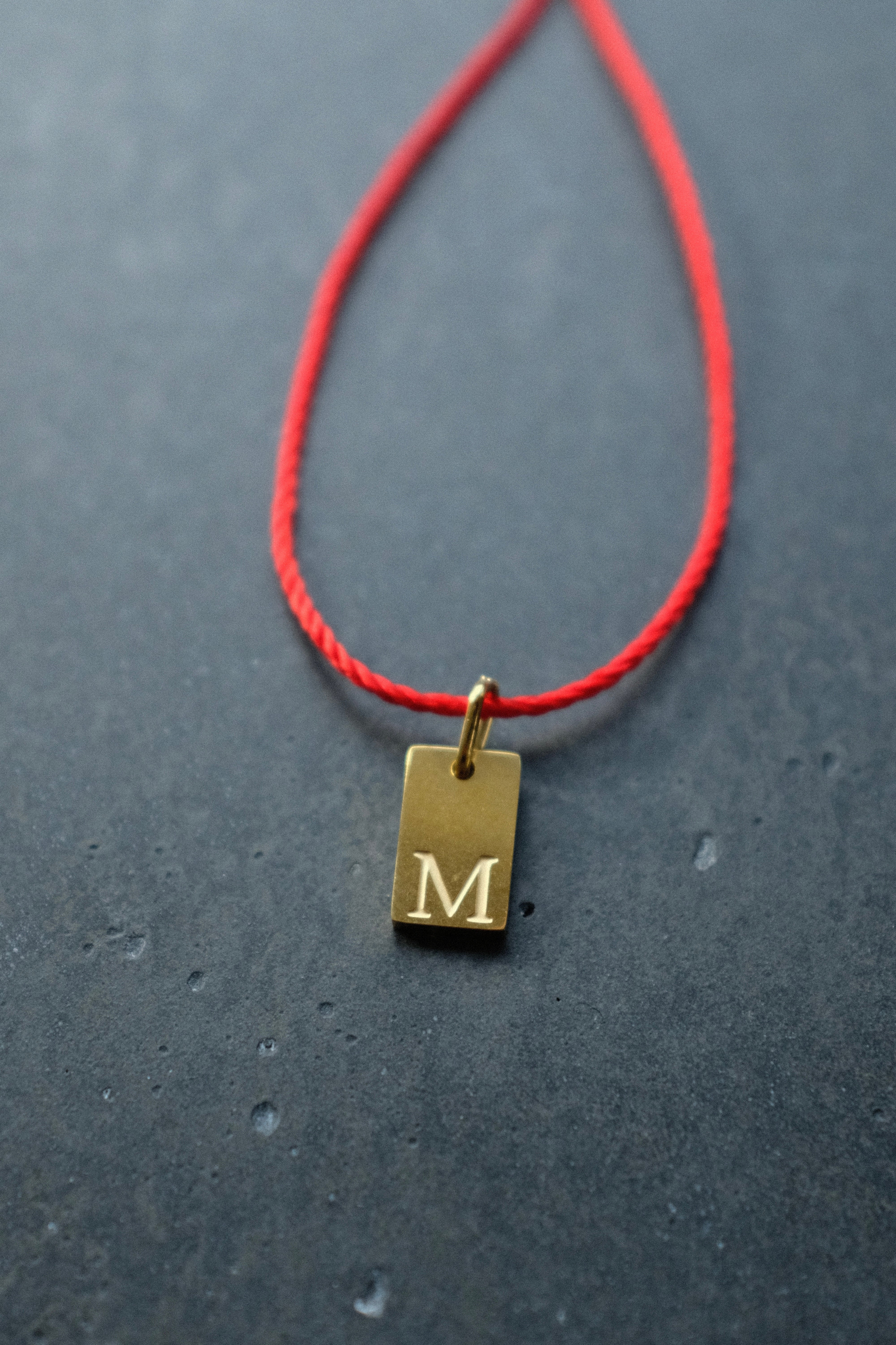 Alphabet Initial Necklace • Custom Letter Pendant on Delicate Chain