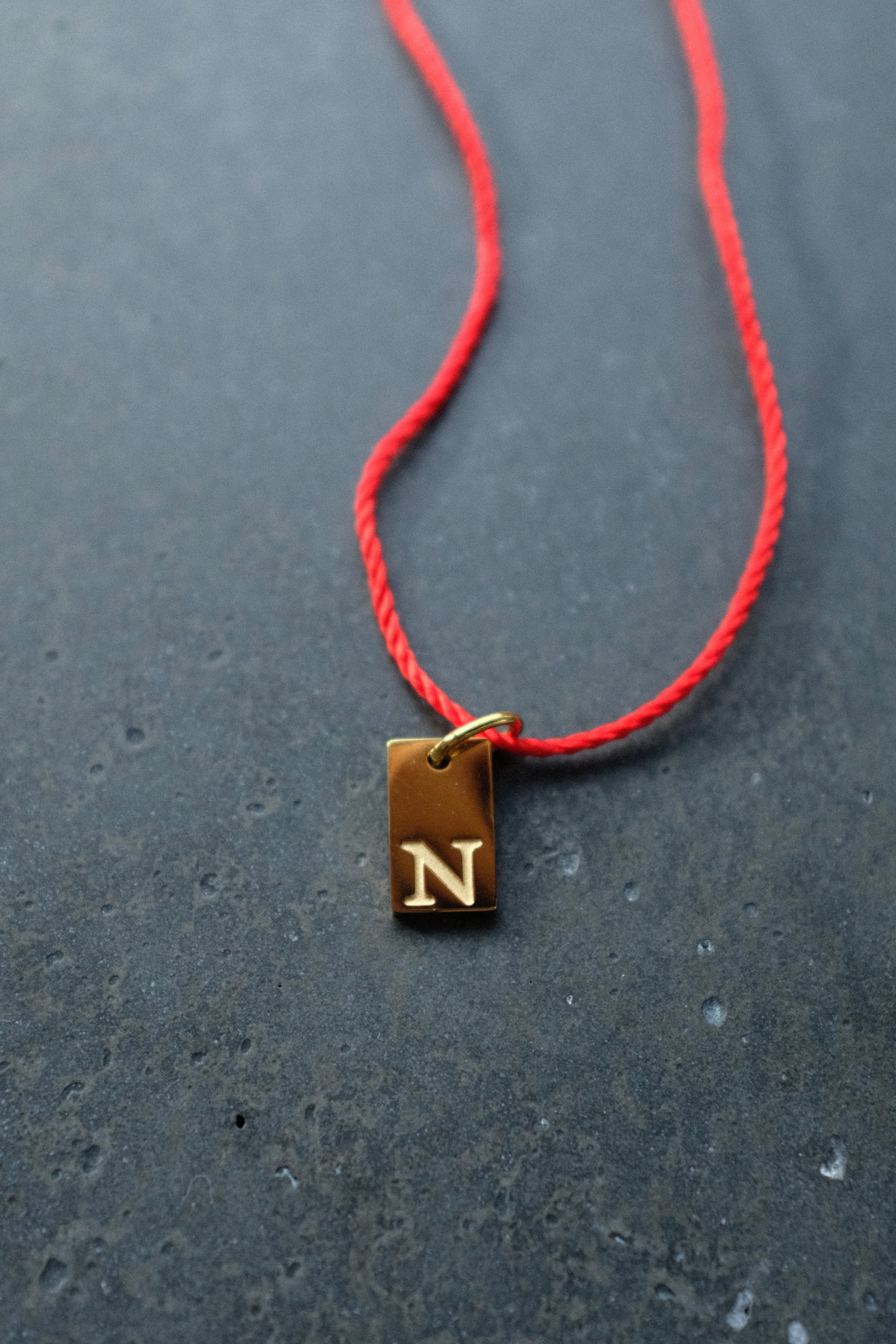 Alphabet Initial Necklace • Custom Letter Pendant on Delicate Chain