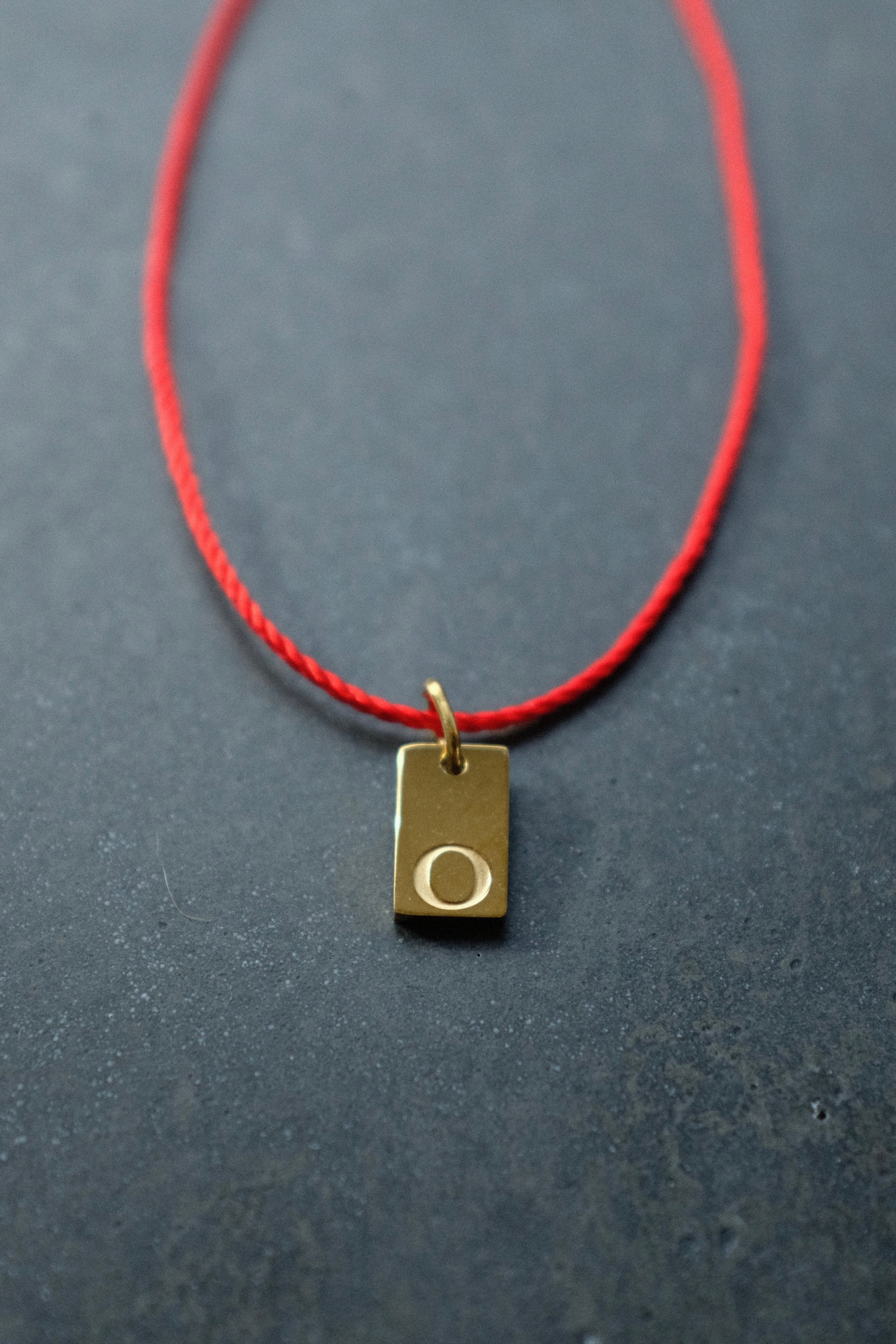 Alphabet Initial Necklace • Custom Letter Pendant on Delicate Chain