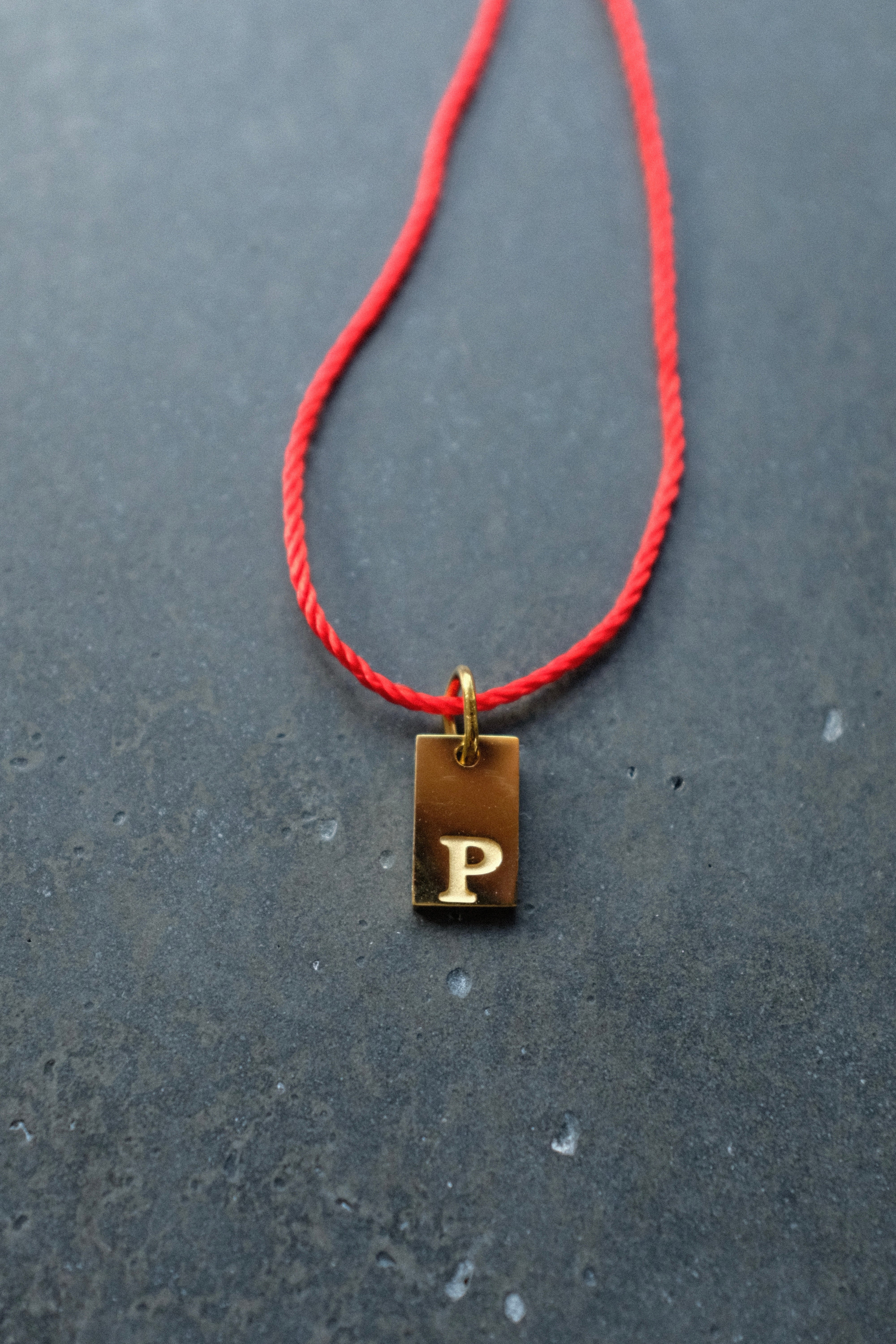 Alphabet Initial Necklace • Custom Letter Pendant on Delicate Chain