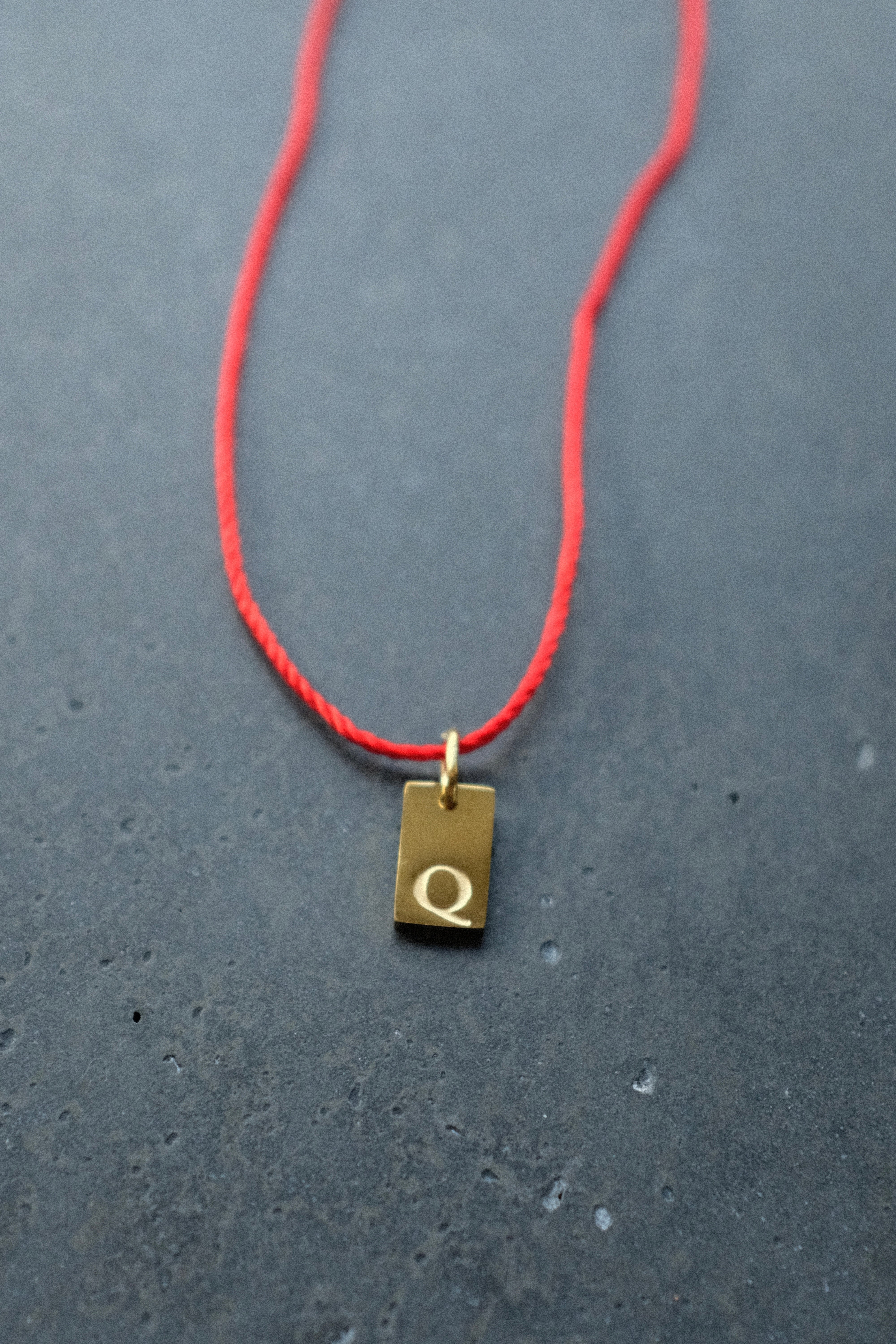 Alphabet Initial Necklace • Custom Letter Pendant on Delicate Chain