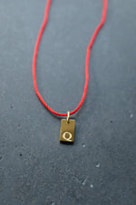 Alphabet Initial Necklace • Custom Letter Pendant on Delicate Chain