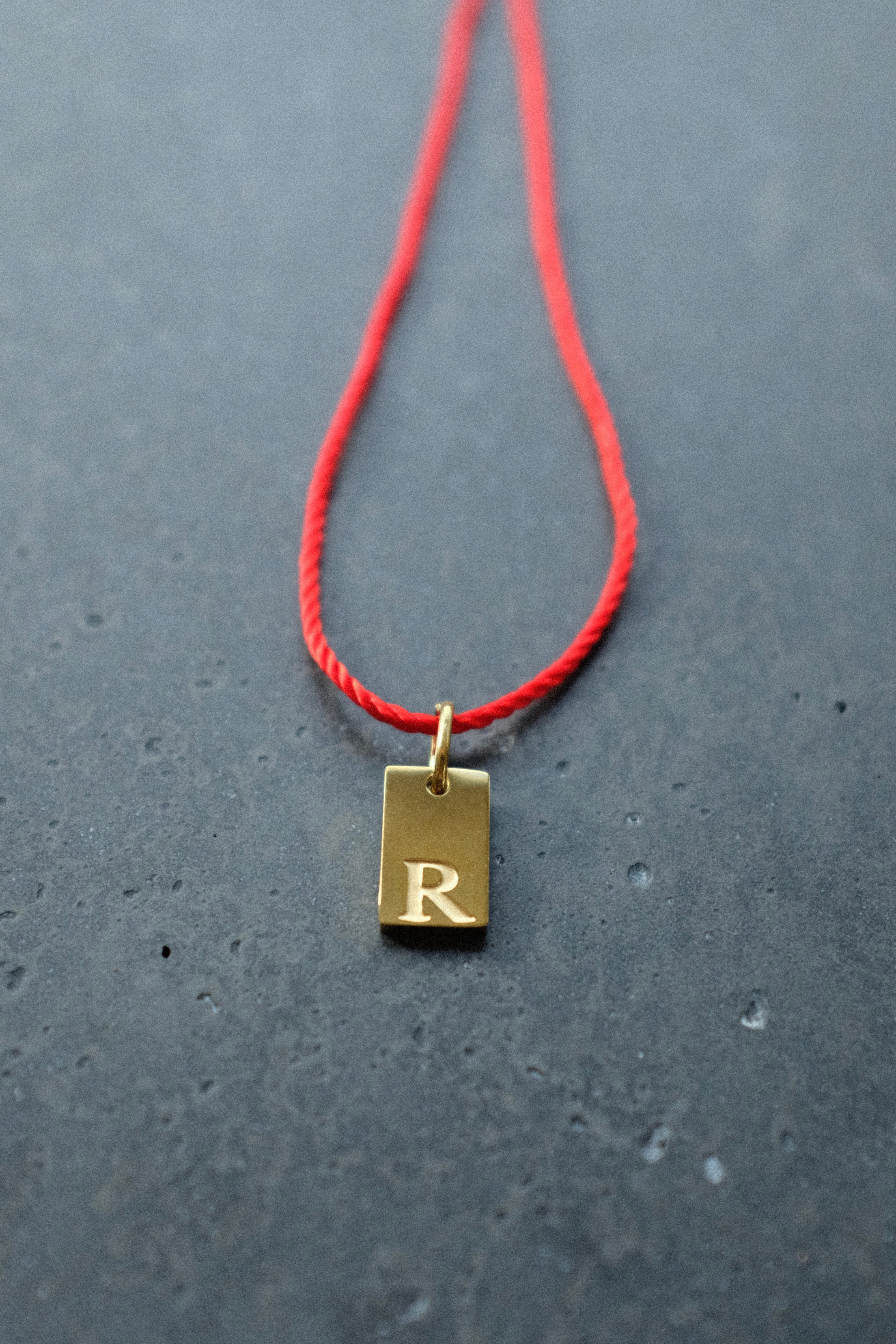 Alphabet Initial Necklace • Custom Letter Pendant on Delicate Chain