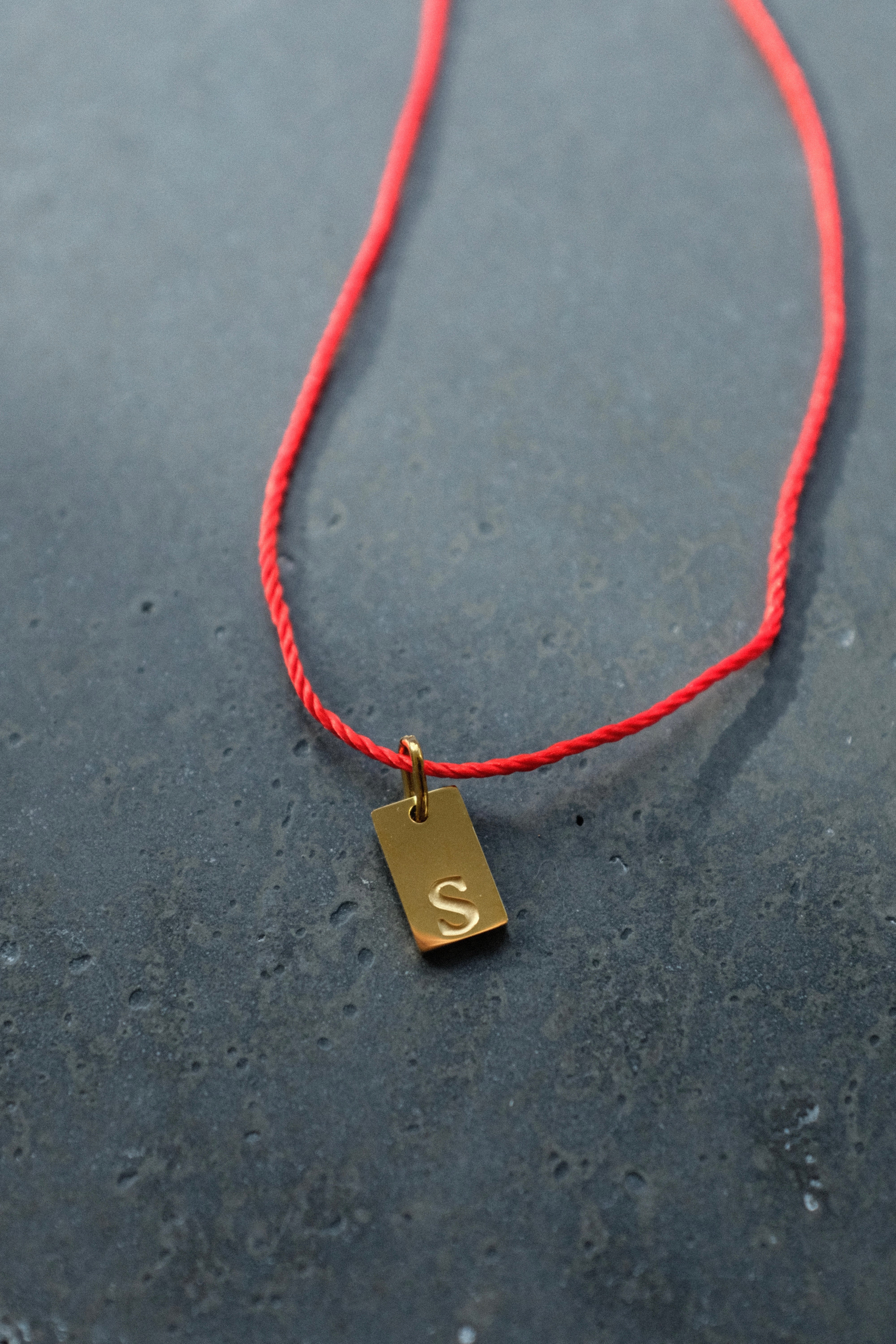 Alphabet Initial Necklace • Custom Letter Pendant on Delicate Chain