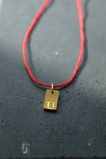 Alphabet Initial Necklace • Custom Letter Pendant on Delicate Chain