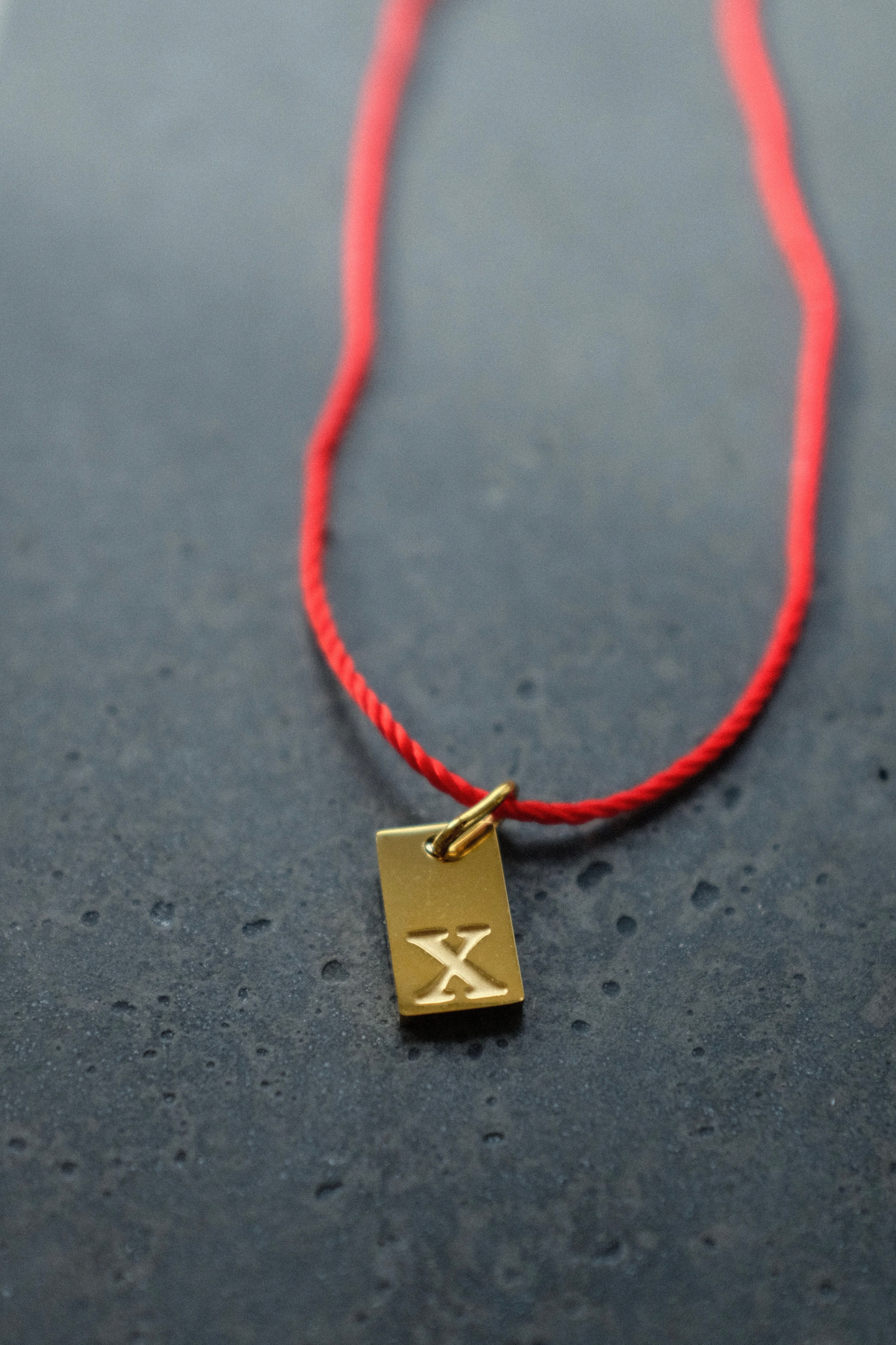 Alphabet Initial Necklace • Custom Letter Pendant on Delicate Chain