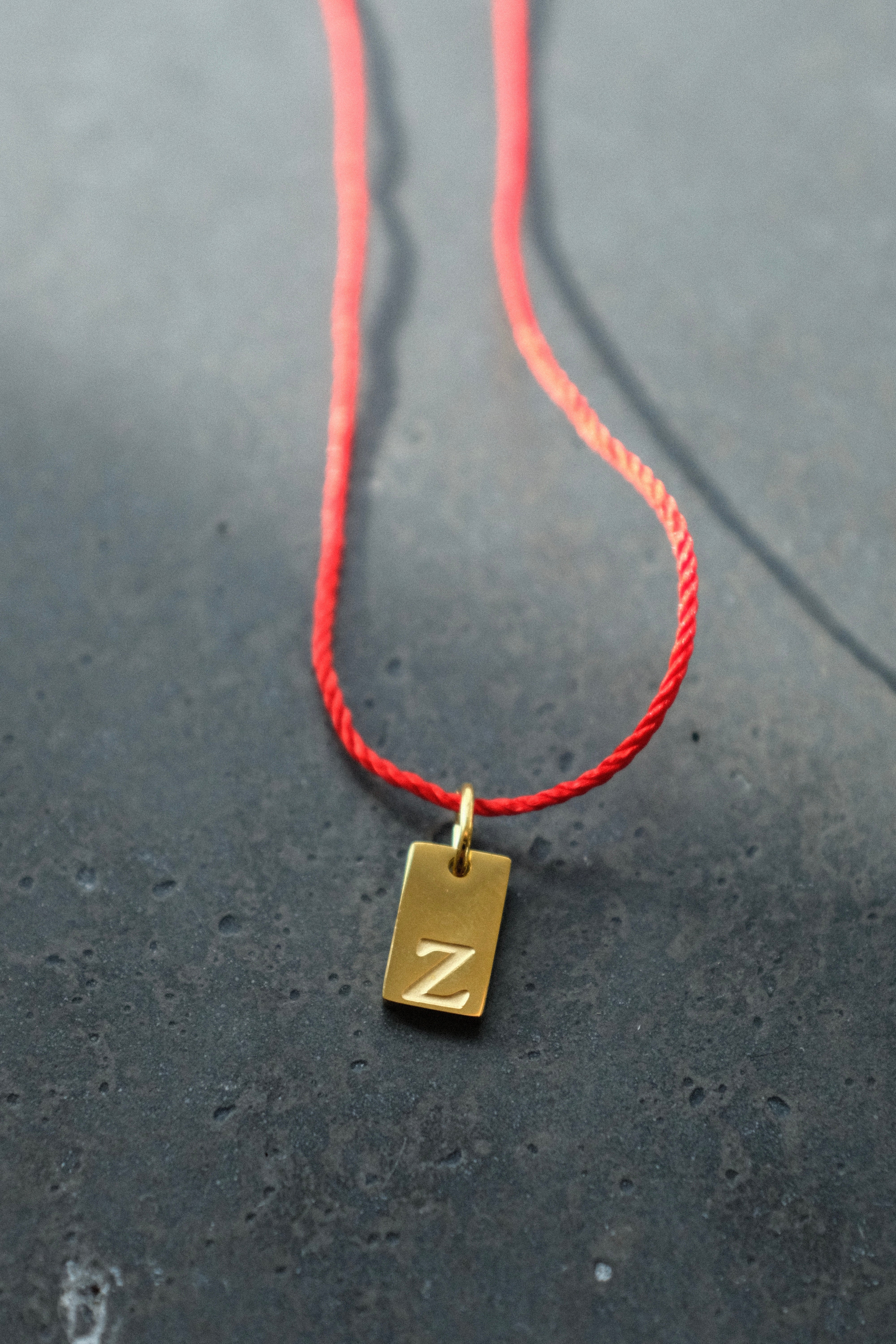 Alphabet Initial Necklace • Custom Letter Pendant on Delicate Chain