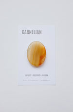 Carnelian Thumb Stone