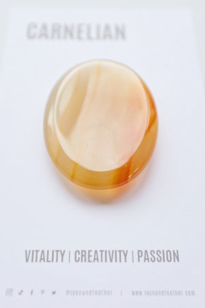 Carnelian Thumb Stone