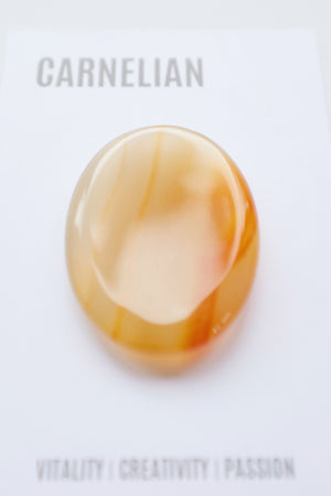 Carnelian Thumb Stone