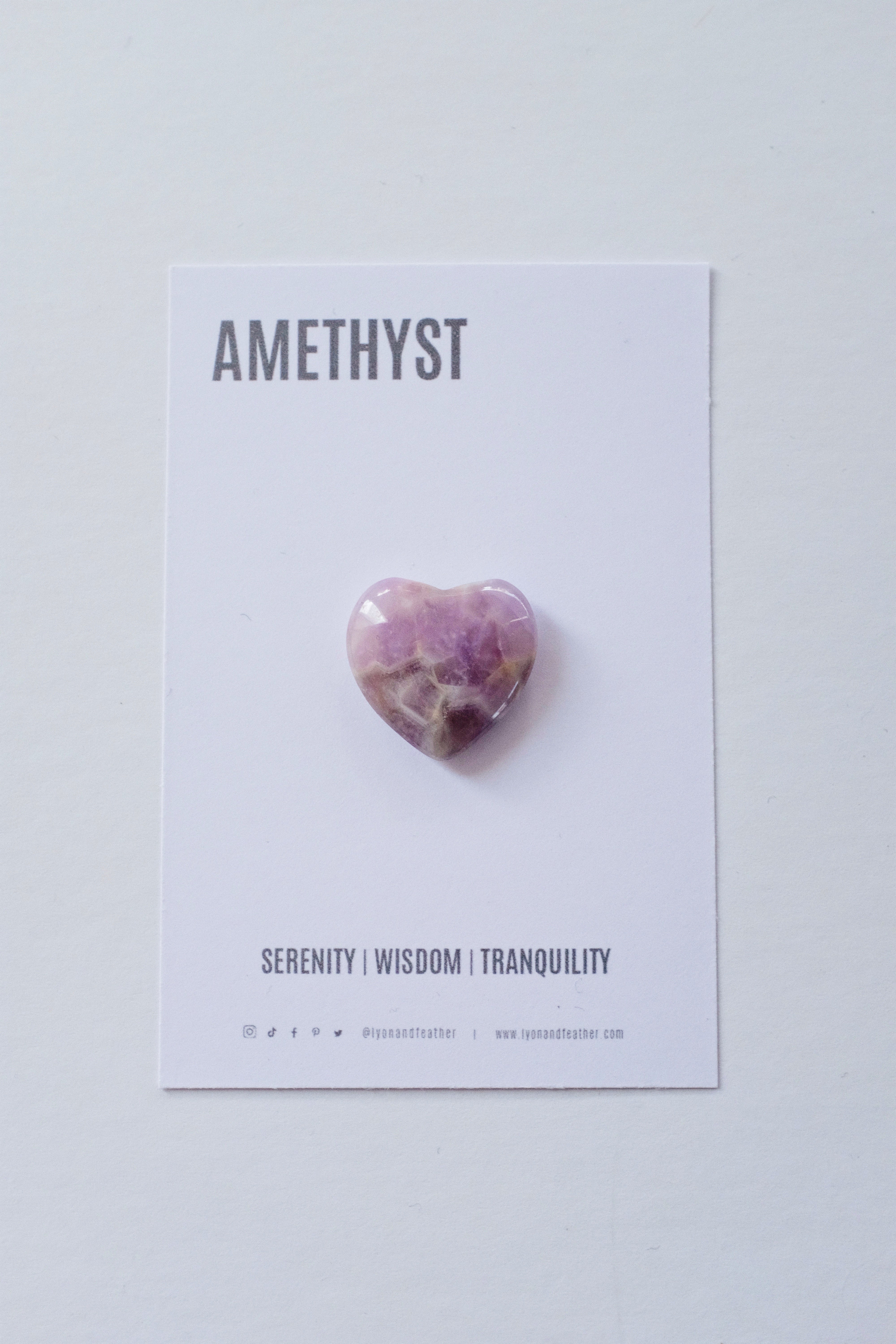 Amethyst Heart