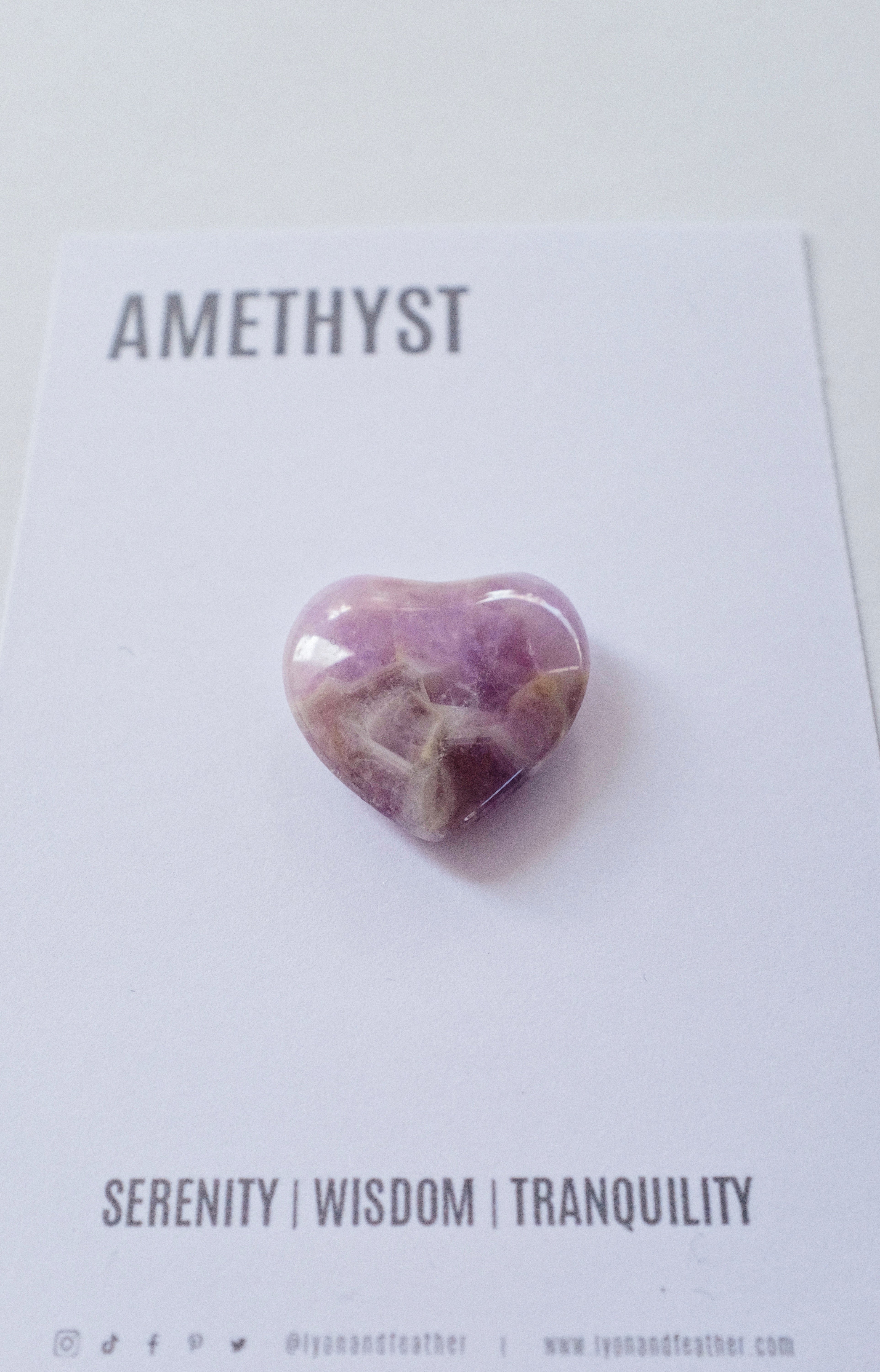 Amethyst Heart