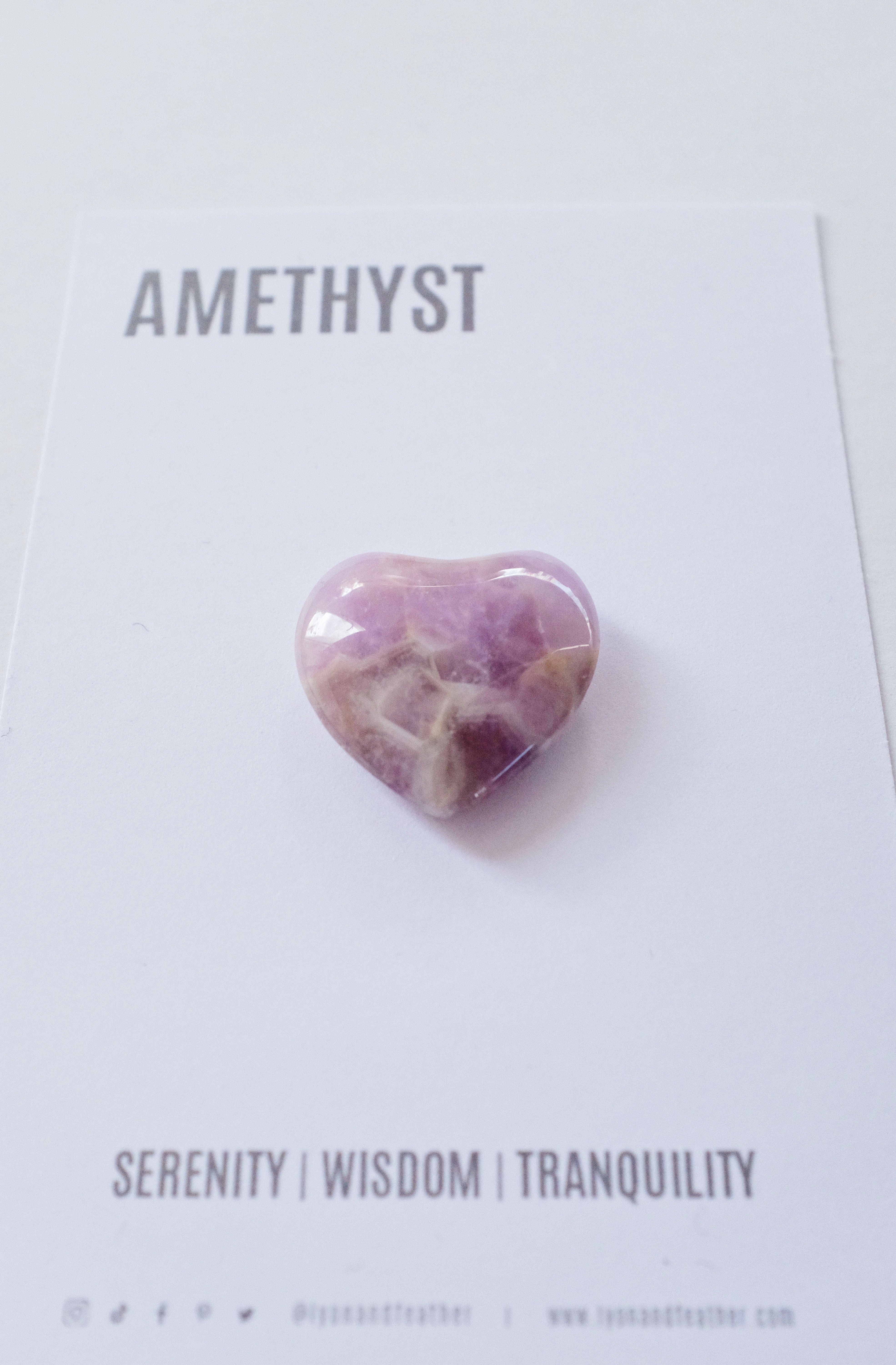 Amethyst Heart