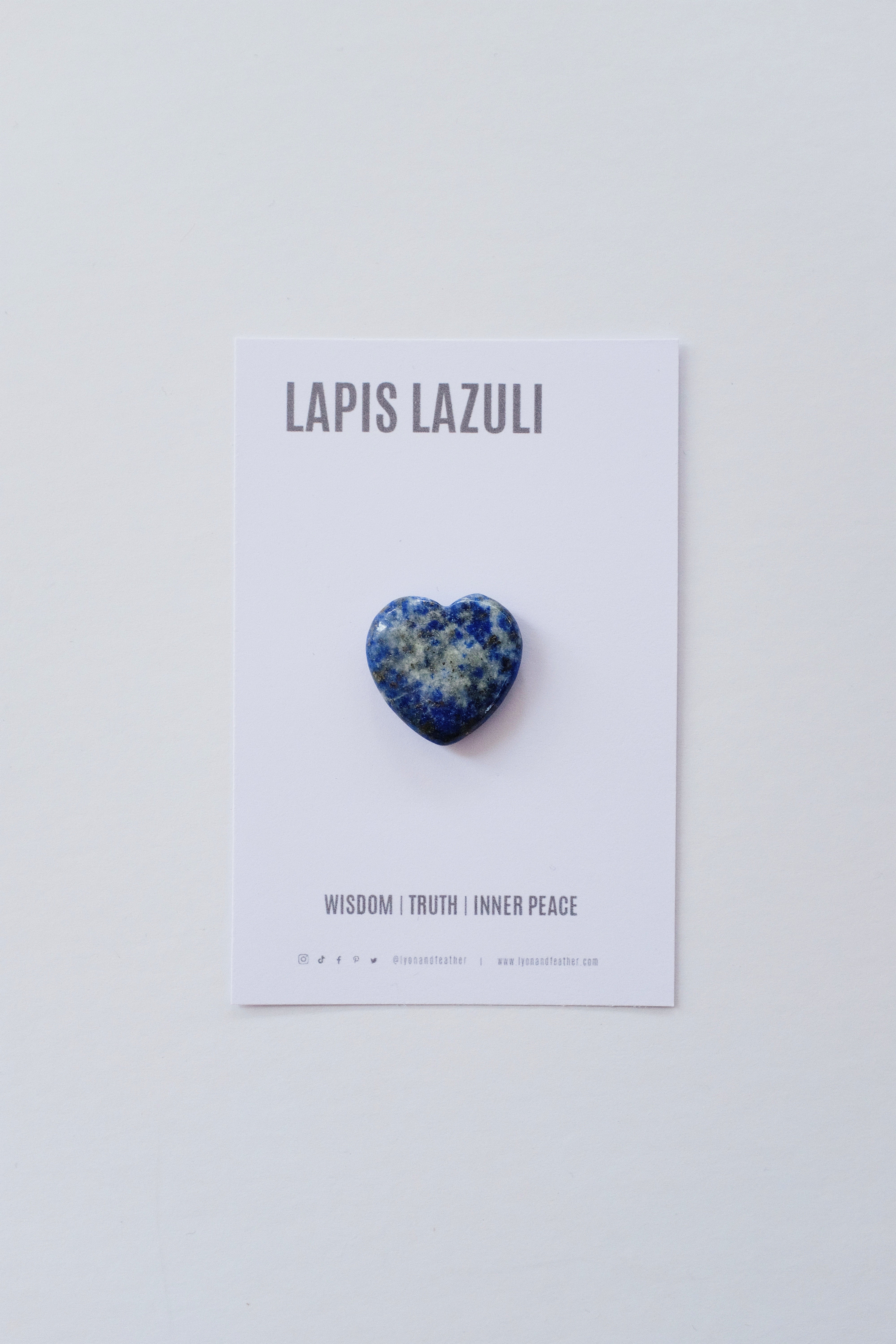 Lapis Lazuli Heart