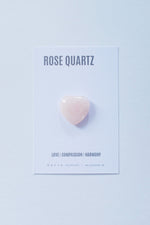 Rose Quartz Heart